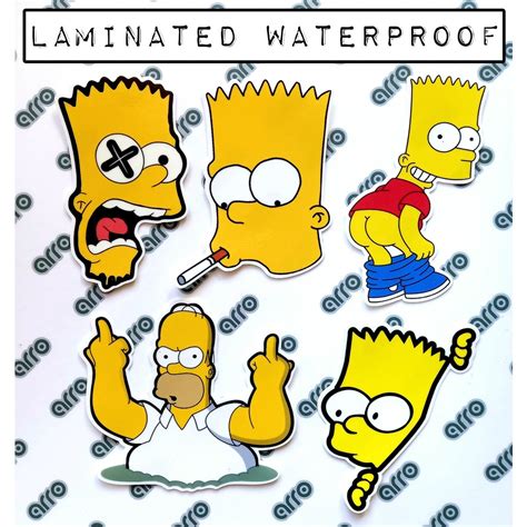 bart simpson stickers cheap.